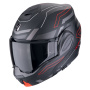 Casque Modulable Scorpion Exo Tech Evo Conquer Matt Black Red
