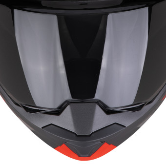 Scorpion Exo Tech Evo Conquer Matt Black Red + Kit bluetooth Exo-Com Link-1