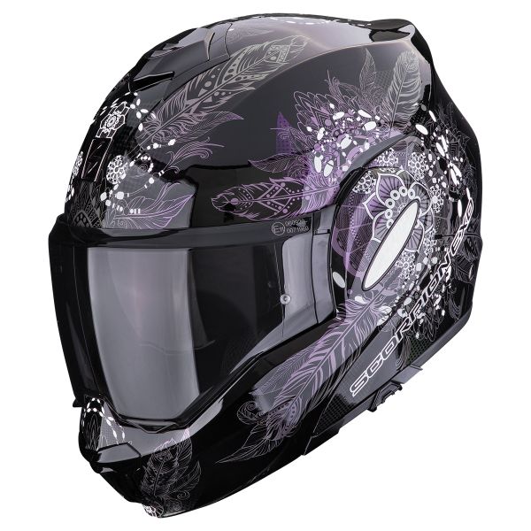 Casque Modulable Scorpion Exo Tech Evo Dream Black Chameleon Casque Modulable Scorpion Exo Tech Evo Dream Black Chameleon