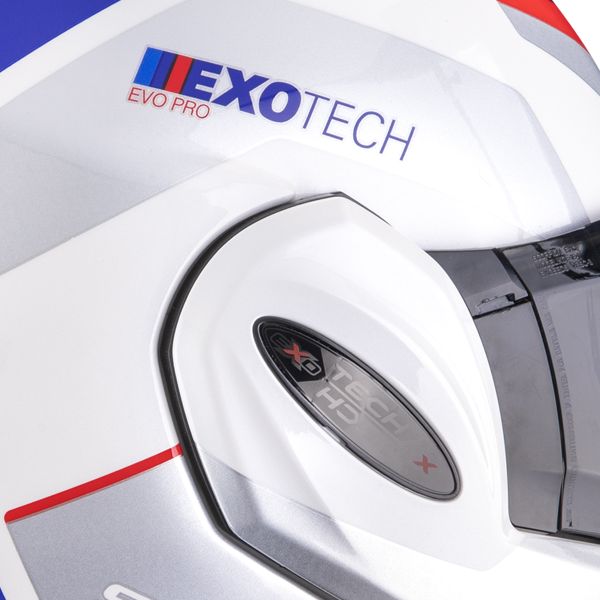 Scorpion Exo Tech Evo Pro Acuti White Blue Red
