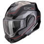 Casque Modulable Scorpion Exo Tech Evo Pro Commuta Black Silver Red