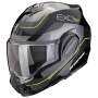 Casque Modulable Scorpion Exo Tech Evo Pro Commuta Black Silver Yellow