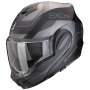 Casque Modulable Scorpion Exo Tech Evo Pro Commuta Matt Black Silver