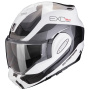 Casque Modulable Scorpion Exo Tech Evo Pro Commuta White Silver