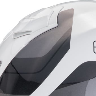 Scorpion Exo Tech Evo Pro Commuta White Silver + Kit Bluetooth Lokui K30