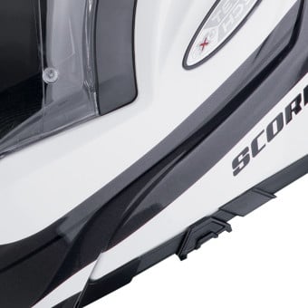 Scorpion Exo Tech Evo Pro Commuta White Silver + Kit Bluetooth Lokui K30