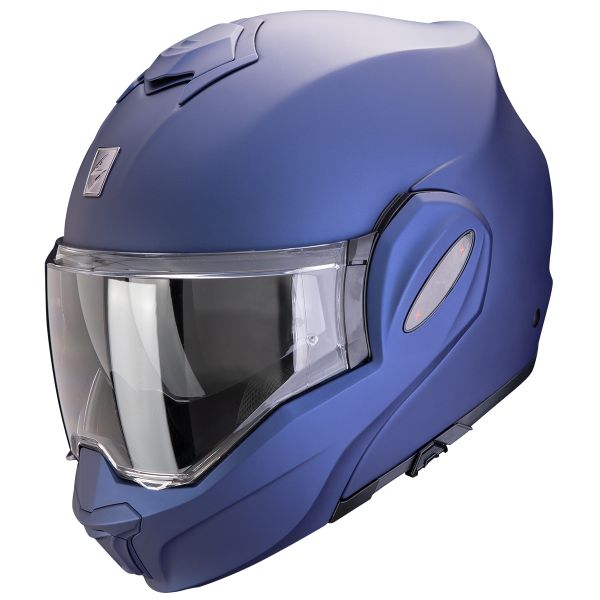 Casque Modulable Scorpion Exo Tech Evo Pro Solid Blue Matt Casque Modulable Scorpion Exo Tech Evo Pro Solid Blue Matt