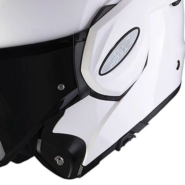 Scorpion Exo Tech Evo Solid White + Kit Bluetooth 5S