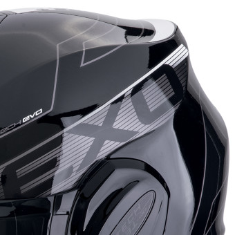 Scorpion Exo Tech Evo Traveller Black White + Kit bluetooth Exo-Com Link-1C