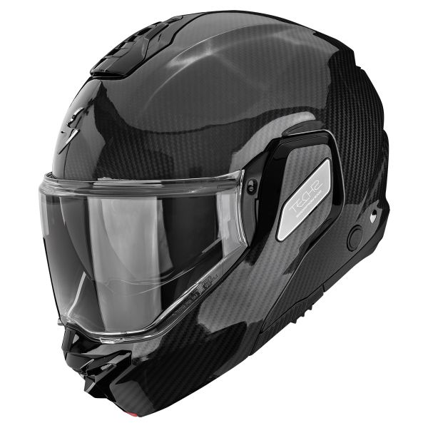 Casque Modulable Scorpion Exo-Tech II Carbon Solid Black