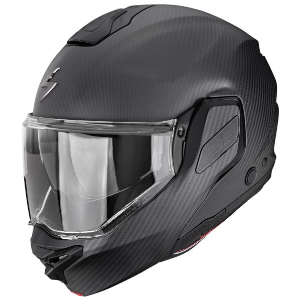 Casque Modulable Scorpion Exo-Tech II Carbon Solid Matt Black