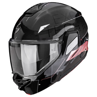Casque Modulable Scorpion Exo-Tech II Carbon Viator Black Pink