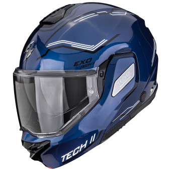 Casque Modulable Scorpion Exo-Tech II Dash Blue Black White
