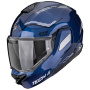 Casque Modulable Scorpion Exo-Tech II Dash Blue Black White