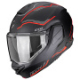 Casque Modulable Scorpion Exo-Tech II Dash Matt Black Silver Red