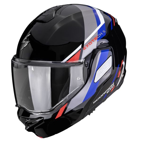 Casque Modulable Scorpion Exo-Tech II Markus Black Blue Red