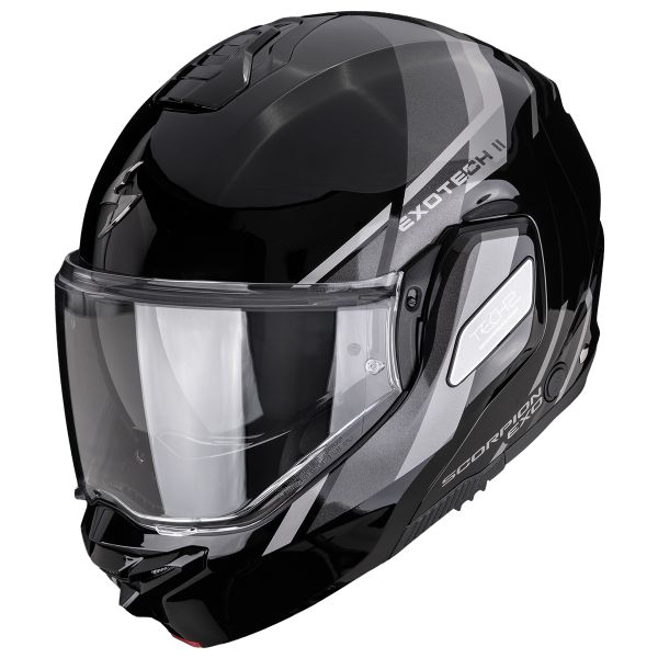 Casque Modulable Scorpion Exo-Tech II Markus Black Silver