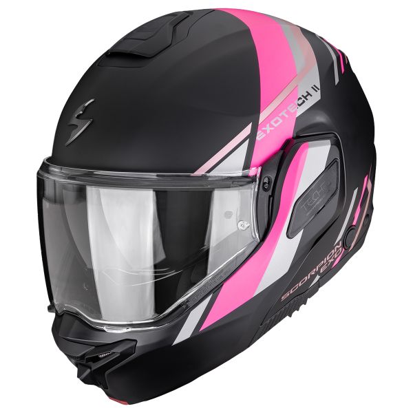 Casque Modulable Scorpion Exo-Tech II Markus Matt Black Pink