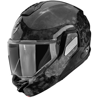 Casque Modulable Scorpion Exo-Tech II Onyx Carbon Solid Black Casque Modulable Scorpion Exo-Tech II Onyx Carbon Solid Black