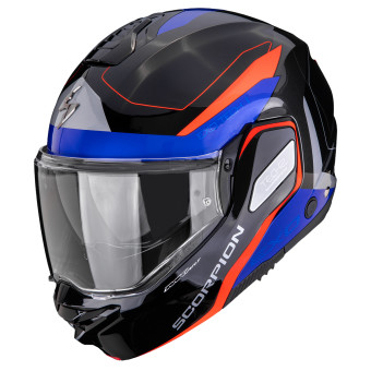 Casque Modulable Scorpion Exo-Tech II Passager Black Red Blue