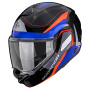 Casque Modulable Scorpion Exo-Tech II Passager Black Red Blue