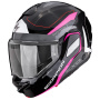 Casque Modulable Scorpion Exo-Tech II Passager Black Silver Pink