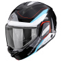 Casque Modulable Scorpion Exo-Tech II Passager Black White Blue