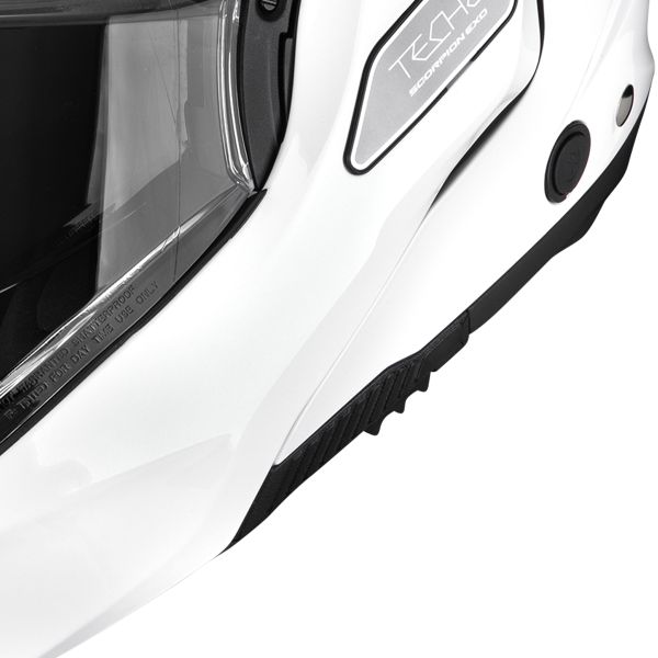 Scorpion Exo-Tech II Solid White + Kit Bluetooth BT Mini