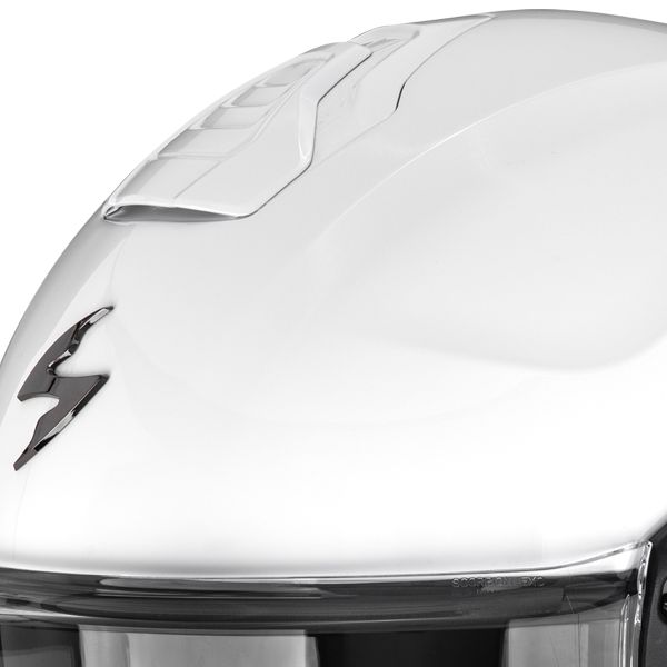 Scorpion Exo-Tech II Solid White + Kit Bluetooth BT Mini