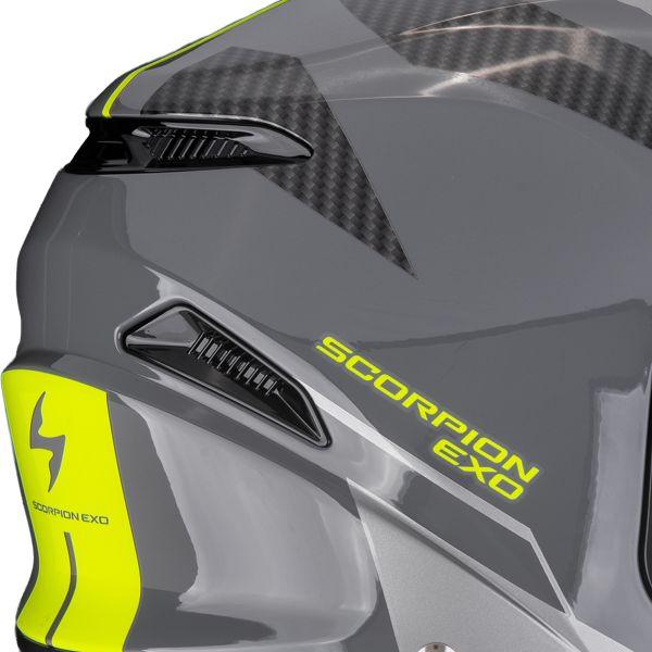Scorpion Exo-Tech II Void Silver Neon Yellow