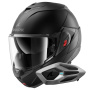 Casque Modulable Shark Oxo Blank Mat KMA + Kit Bluetooth Sena for Shark Mesh Solo