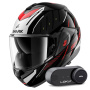 Casque Modulable Shark Oxo Rydger KSR + Kit Bluetooth Lokui K30