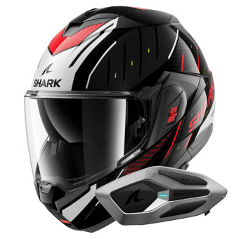Casque Modulable Shark Oxo Rydger KSR + Kit Bluetooth Sena for Shark Mesh Solo