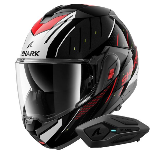 Casque Modulable Shark Oxo Rydger KSR + Kit Bluetooth Sena for Shark Casque Modulable Shark Oxo Rydger KSR + Kit Bluetooth Sena for Shark