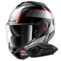 Casque Modulable Shark Oxo Sikter KUS + Kit Bluetooth Sena for Shark Mesh Solo