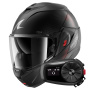 Casque Modulable Shark Oxo SP Lyne Mat KAA + Kit Bluetooth 5S Solo