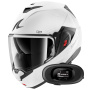 Casque Modulable Shark Oxo SP Lyne WSS + Kit bluetooth 5R Lite Solo
