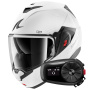 Casque Modulable Shark Oxo SP Lyne WSS + Kit Bluetooth 5S Solo