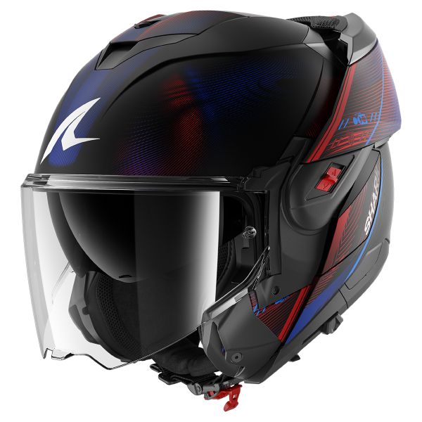 Casque Modulable Shark Oxo Speed-Tech Mat KBR Casque Modulable Shark Oxo Speed-Tech Mat KBR