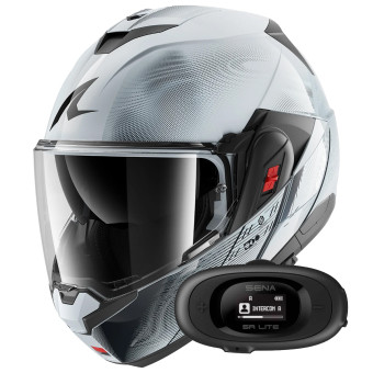 Casque Modulable Shark Oxo Speed-Tech SWK + Kit bluetooth 5R Lite Solo