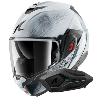 Casque Modulable Shark Oxo Speed-Tech SWK + Kit Bluetooth Sena for Shark Solo