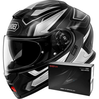 Casque Modulable Shoei Neotec 3 Anthem TC-5 + Intercom Sena SRL-03