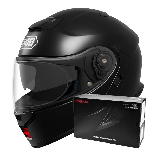 Casque Modulable Shoei Neotec 3 Black + Intercom Sena SRL-03 Casque Modulable Shoei Neotec 3 Black + Intercom Sena SRL-03