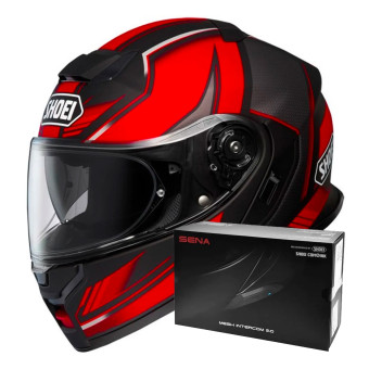 Casque Modulable Shoei Neotec 3 Grasp TC1 + Intercom Sena SRL-03
