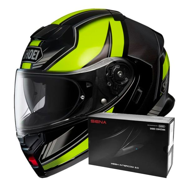 Casque Modulable Shoei Neotec 3 Grasp TC3 + Intercom Sena SRL-03