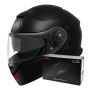 Casque Modulable Shoei Neotec 3 Matt Black + Intercom Sena SRL-03