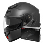 Casque Modulable Shoei Neotec 3 Matt Deep Grey + Intercom Sena SRL-03