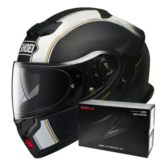 Casque Modulable Shoei Neotec 3 Satori TC5 + Intercom Sena SRL-03