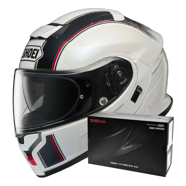 Casque Modulable Shoei Neotec 3 Satori TC6 + Intercom Sena SRL-03