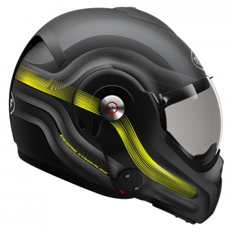 Roof Desmo Streamline Noir Acier Jaune Fluo Mat 3e Generation